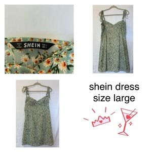 shein flower dress